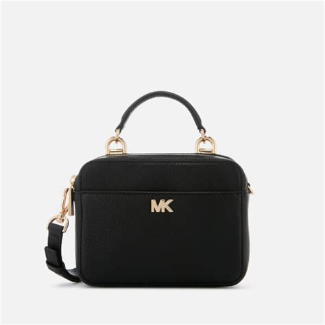 michael kors guitar strap mini crossbody bag black|Michael Kors shoulder bag small.